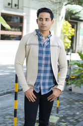 Beige Slim Fit Suit